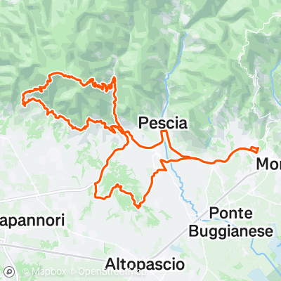 Pizzorne-V.Basilica-Montecarlo - kort | 68.2 km Cycling Route on Strava