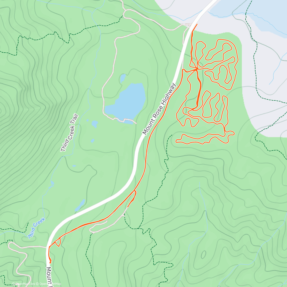 Map of the activity, Sending off 2025