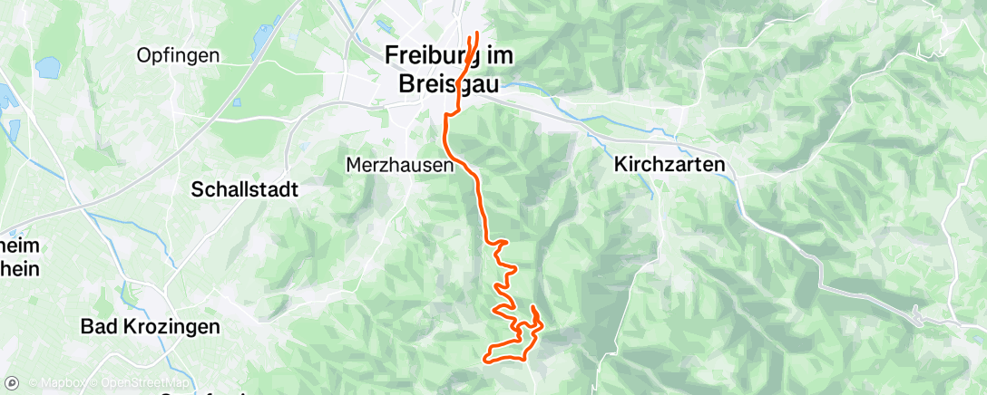 Map of the activity, Schauinsland