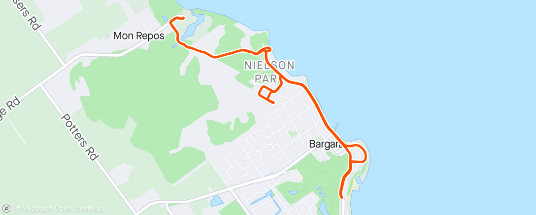 Map of the activity, Labour Day Holiday Ride