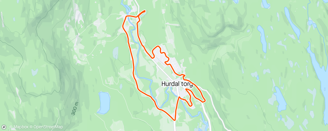 Mappa dell'attività Hurdal suburban west exploration ☀️