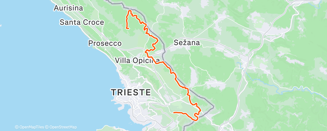 Map of the activity, Lanaro Granfondo