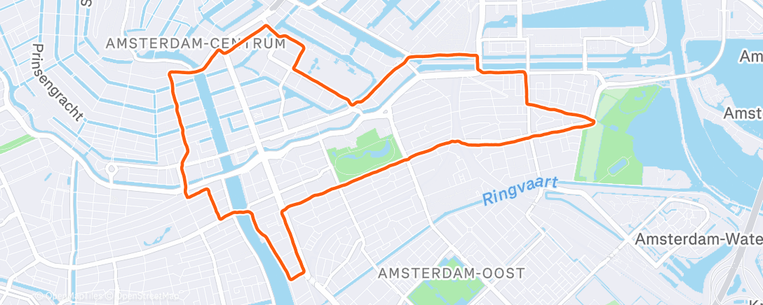 Map of the activity, Running Junkies ❤️