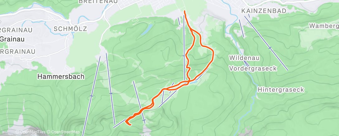 Map of the activity, Skitour (GA, keto)