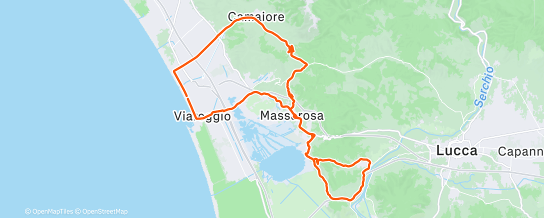 Map of the activity, TC CETILAR 1