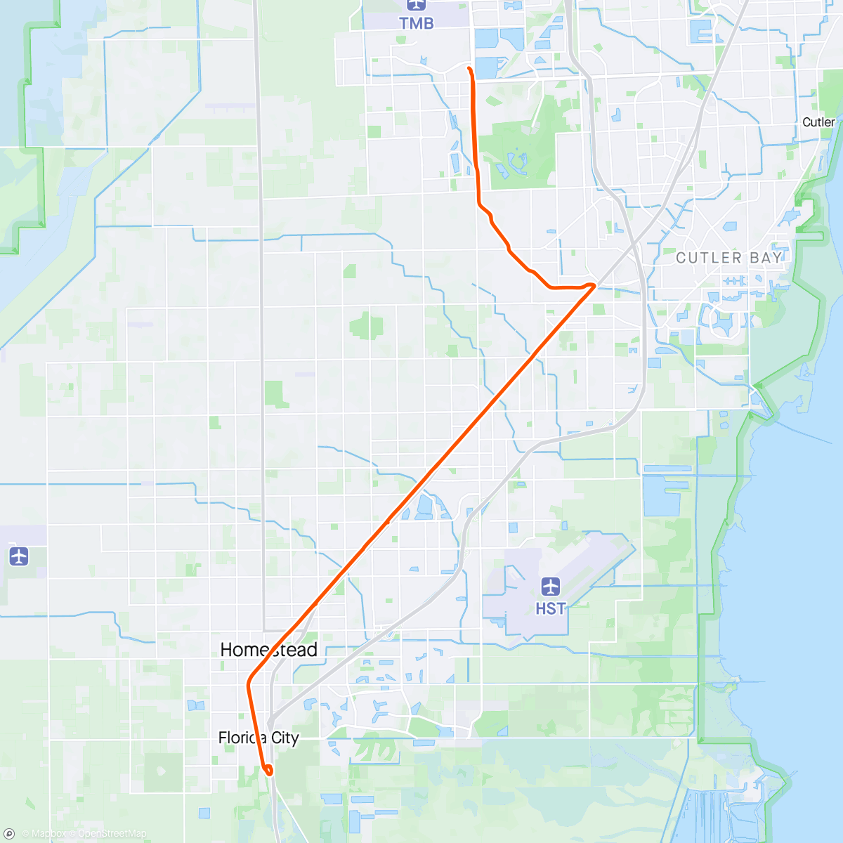 Map of the activity, Afternoon Ride