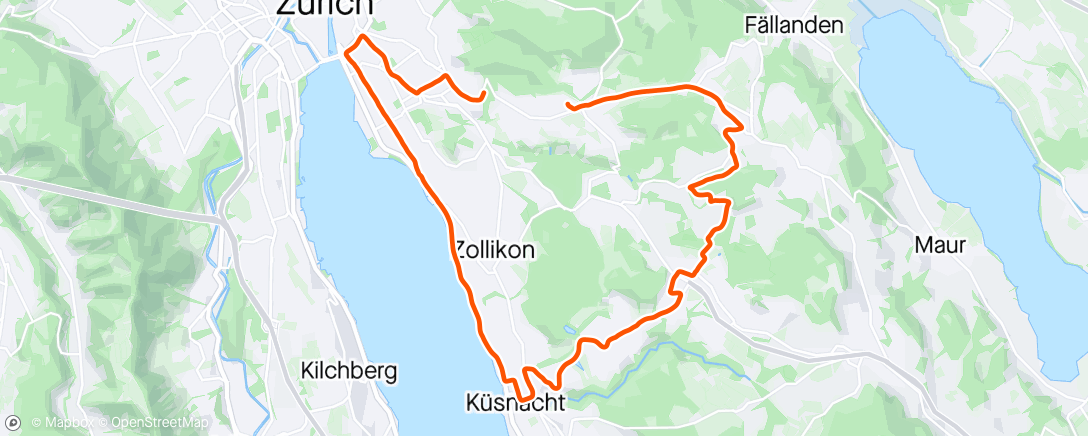 Mappa dell'attività Mittagslauf