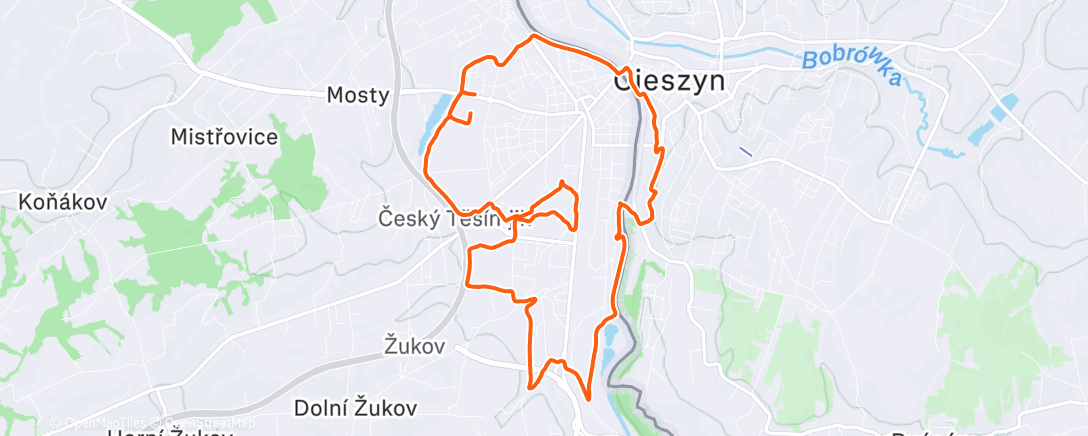 Карта физической активности (Morning Run)