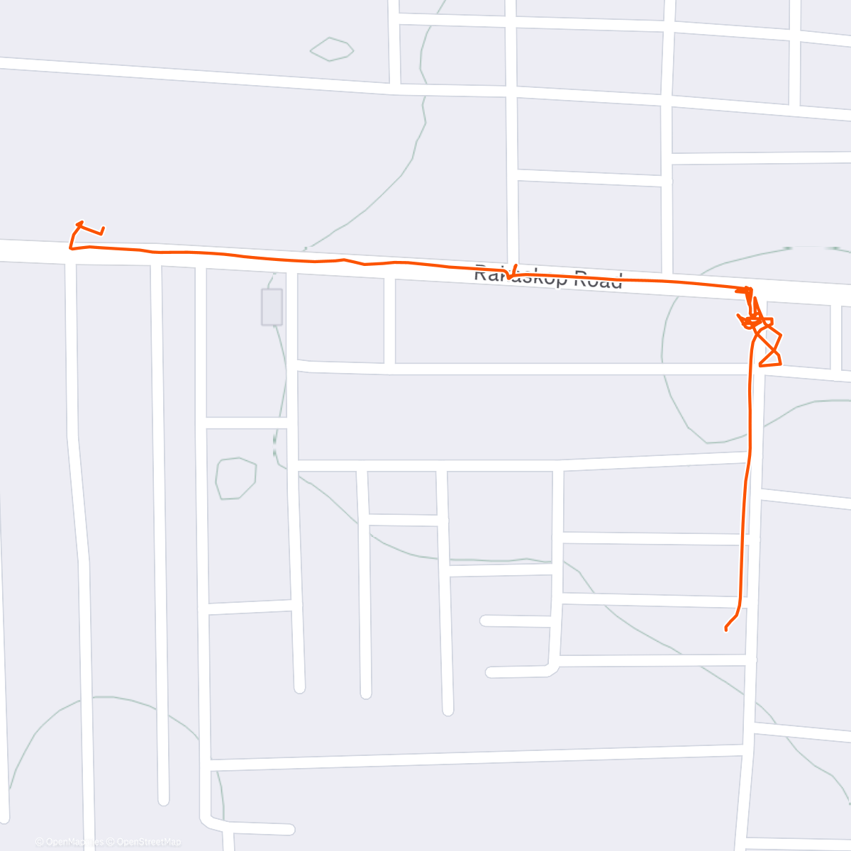 Map of the activity, Spaziergang am Morgen ☀️