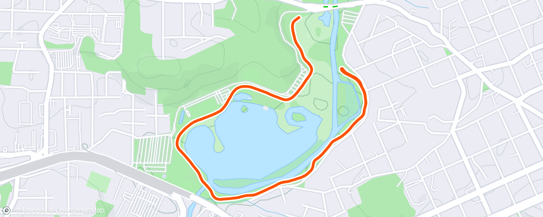 Map of the activity, Teste 3 Km