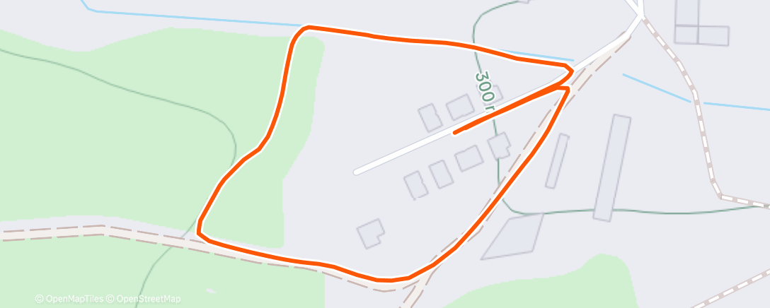 Map of the activity, Morning Hike
