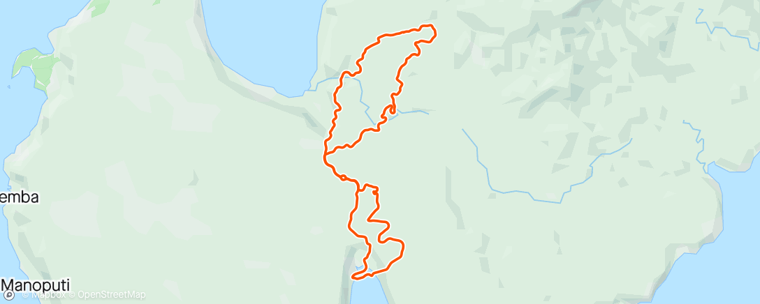 Карта физической активности (Zwift - Race: Team DRAFT Sunday Race (D) on Wandering Flats in Makuri Islands)