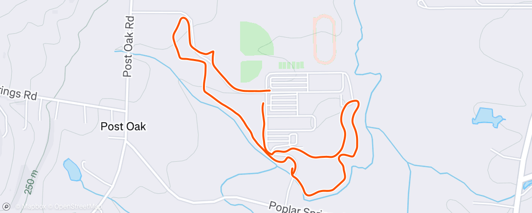 Map of the activity, Felt like I was training for a TRI again