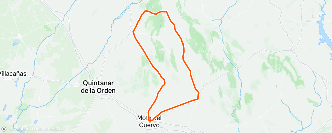 Map of the activity, Bicicleta por la mañana