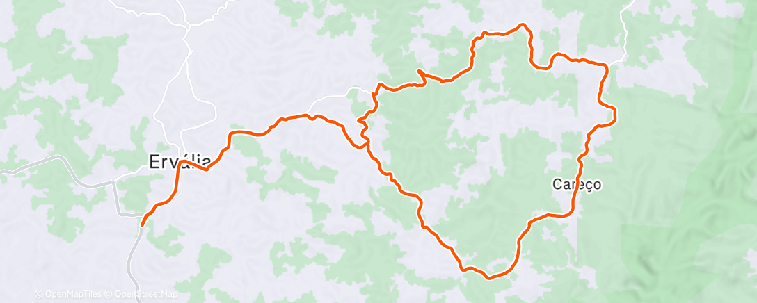 Map of the activity, Morning Ride
