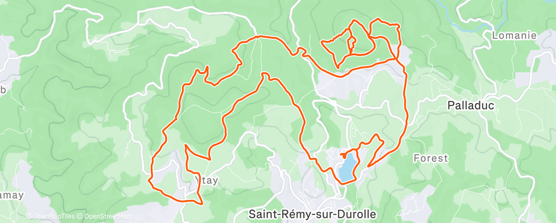 Map of the activity, Reco PV - Parcours VTT - Sortie de Noël 🎅