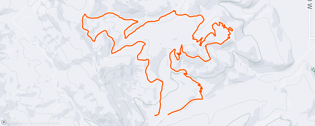 Map of the activity, Evening Mountain Bike Ride