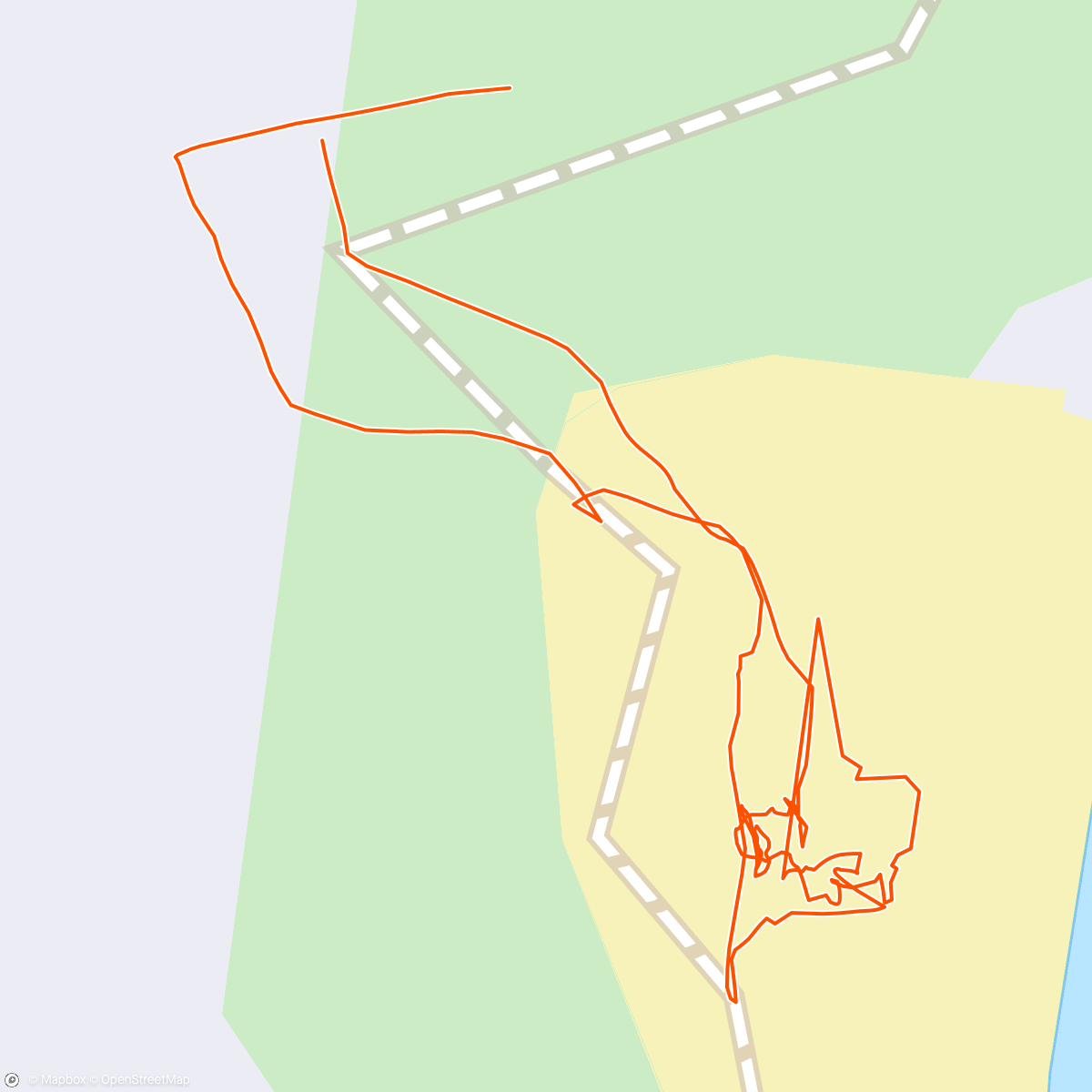 Map of the activity, Excursión de tarde