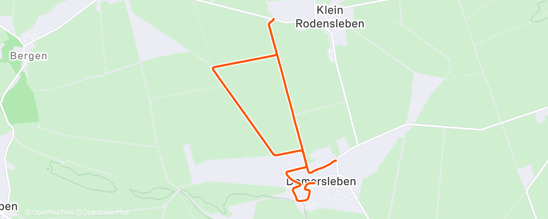 Карта физической активности (Nike Run Club: Lauf am Sonntag)