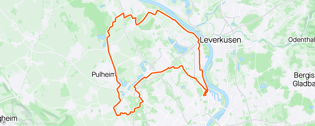 Map of the activity, Morning Ride with Paola / Sandweg