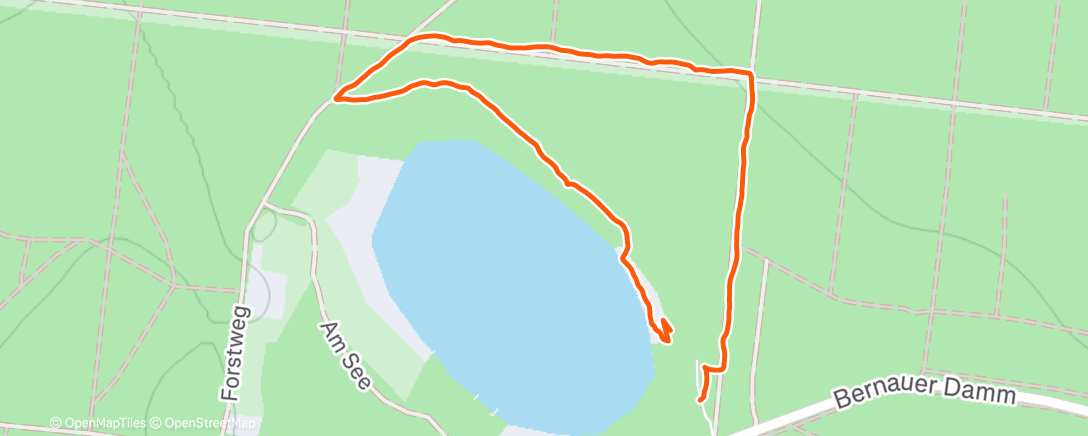 Map of the activity, Spaziergang Gorinsee