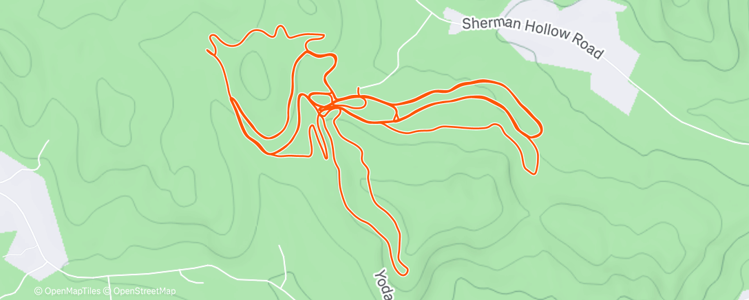 Map of the activity, A solid go at Sleepy Hollow