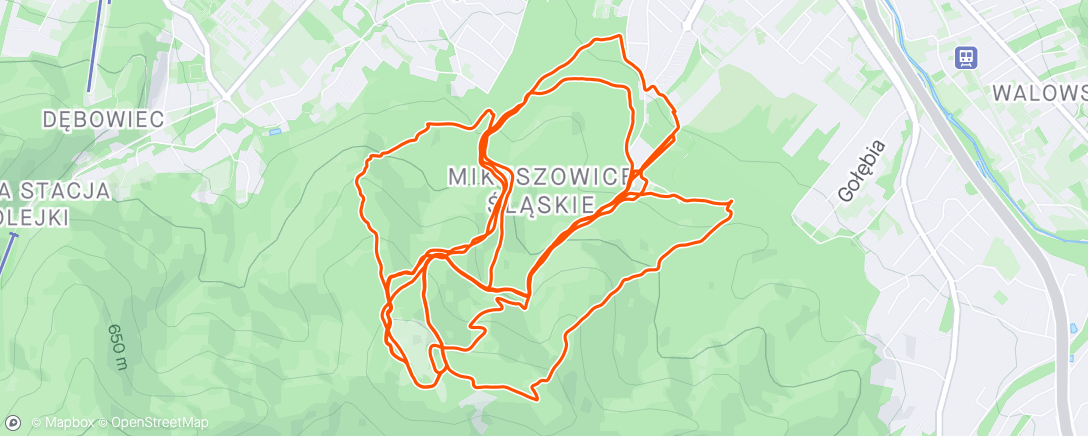 「Majówka start」活動的地圖