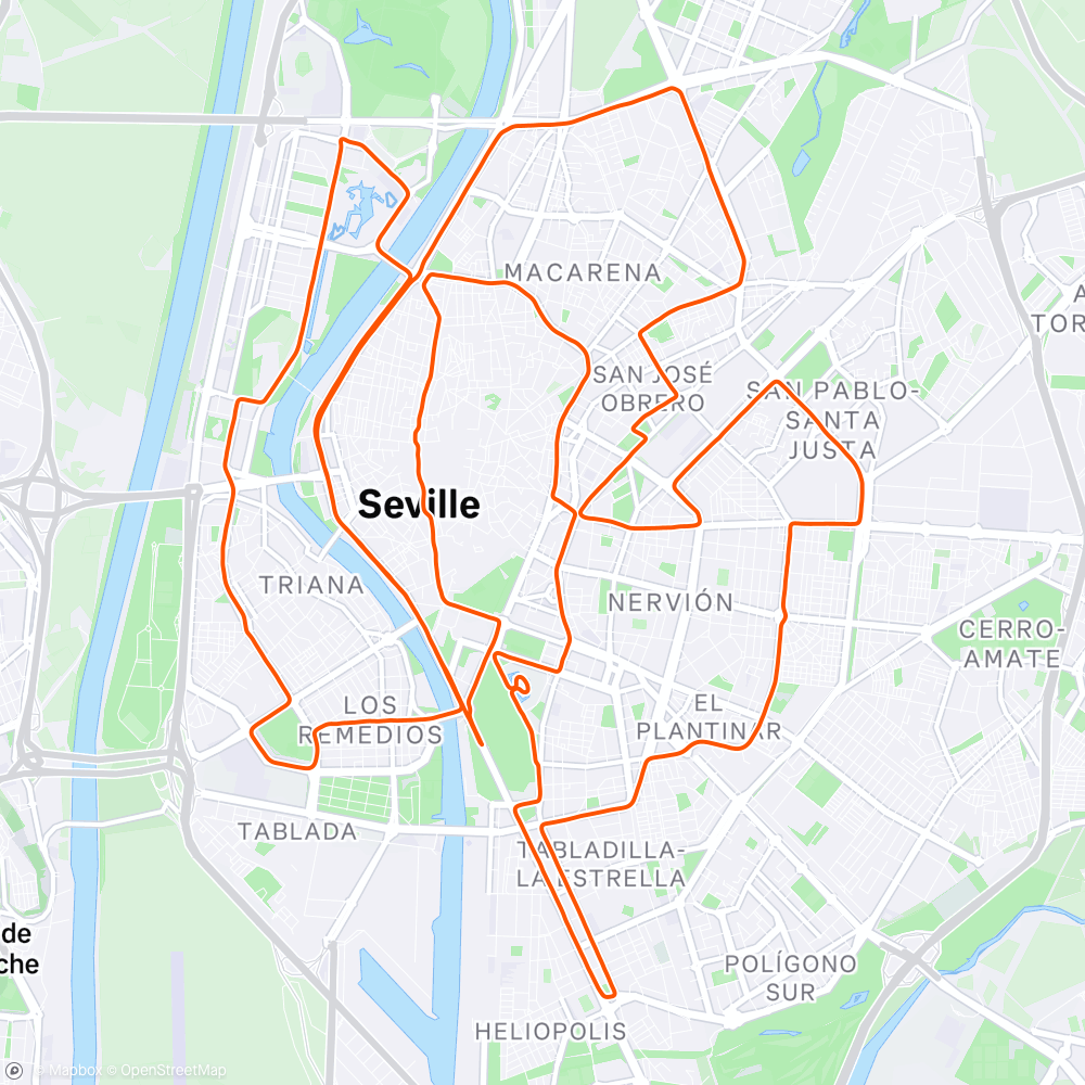 Map of the activity