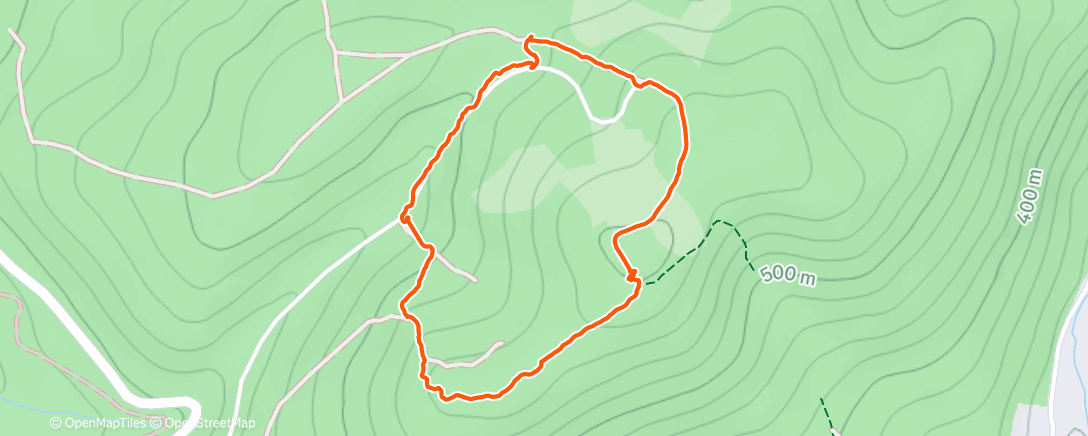 Карта физической активности (Evening Hike)