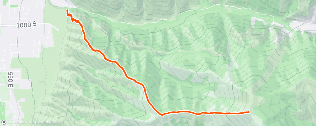 Map of the activity, Baldy w/Anna! 🤠