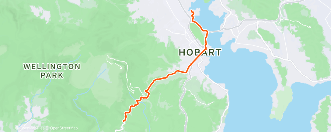 Map of the activity, Commute