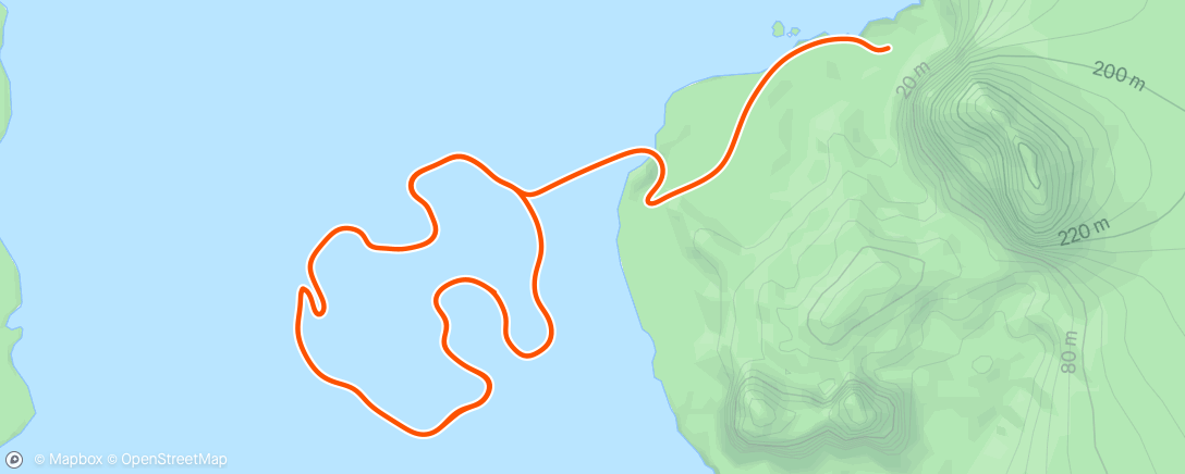 Map of the activity, Zwift - Race: Zwift Crit Racing Club - Volcano Circuit CCW (A) on Volcano Circuit CCW in Watopia