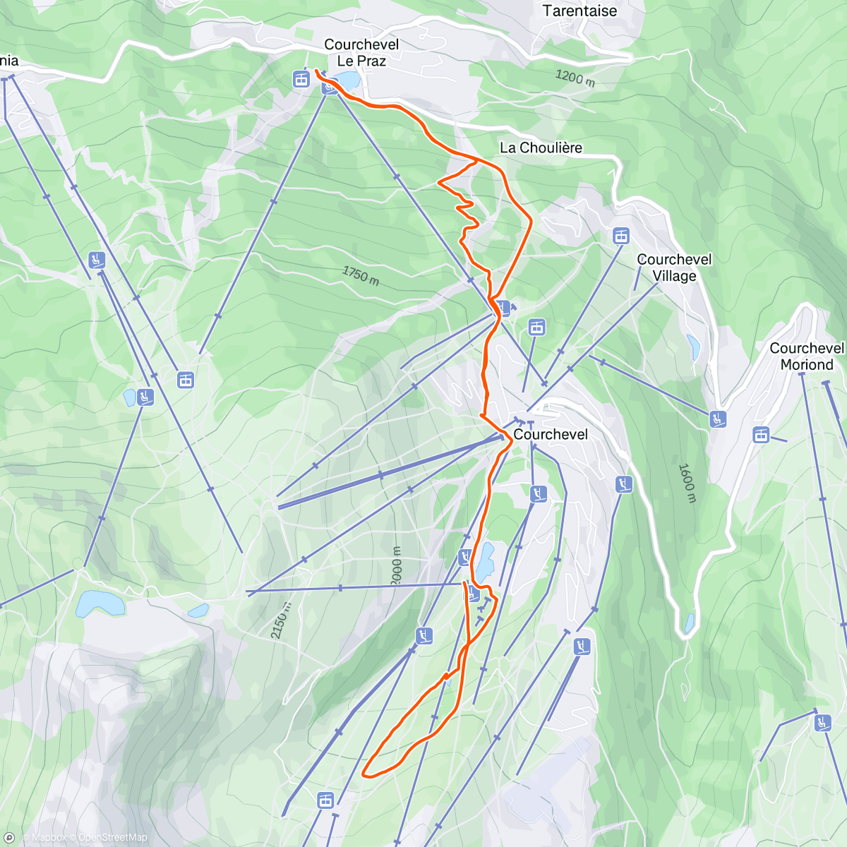 Map of the activity, Veille de course avec Auré et Thomas 🫶🏻