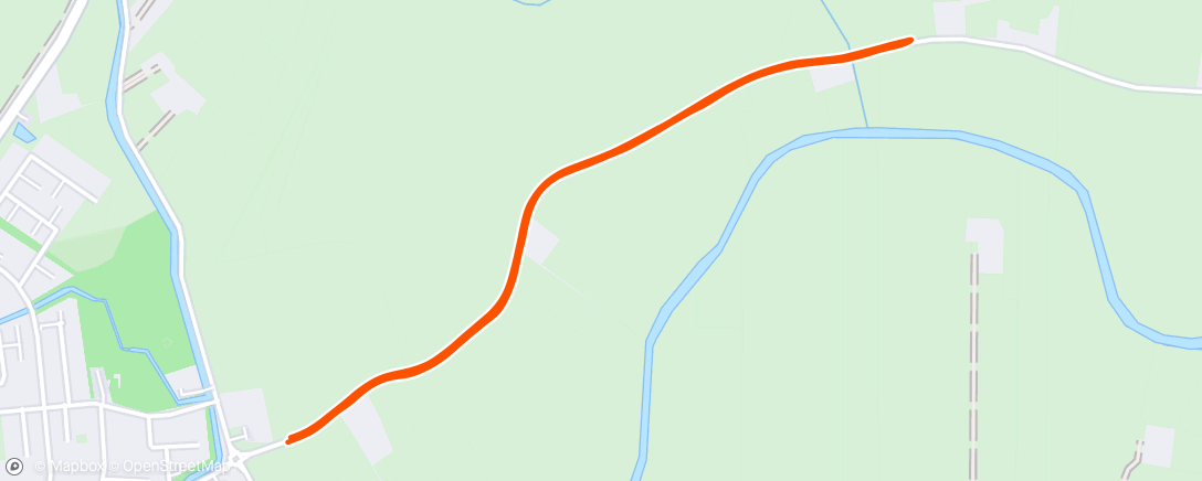 Map of the activity, Camminata serale