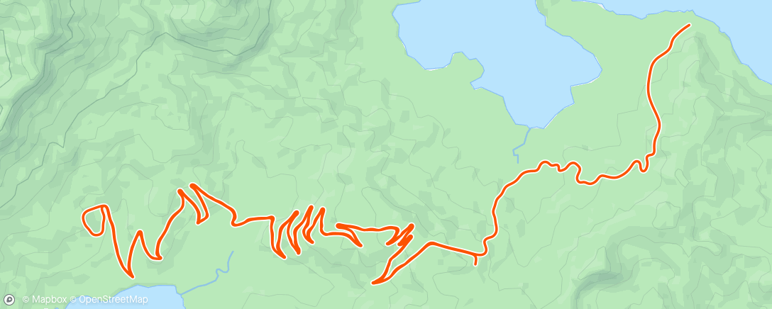 Map of the activity, Zwiftn