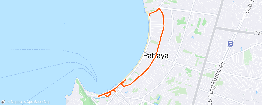 Map of the activity, Pattaya 🇹🇭