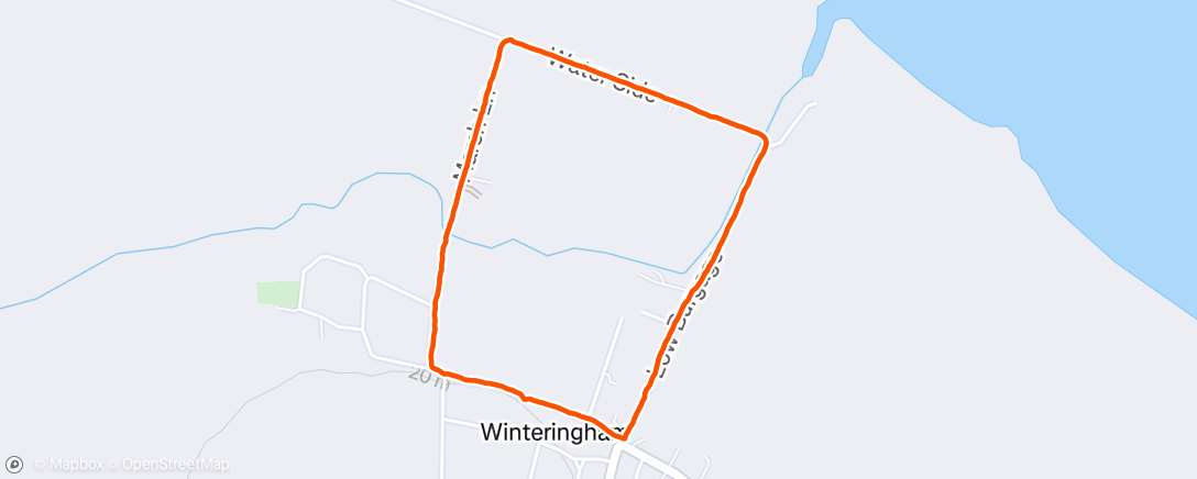 Map of the activity, Lunch Walk