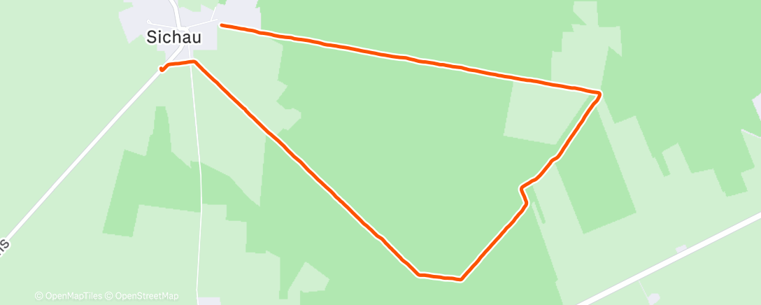 Карта физической активности (Spaziergang am Nachmittag)