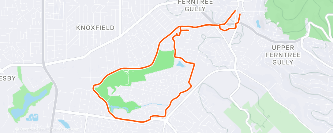 Карта физической активности (Afternoon Ride)