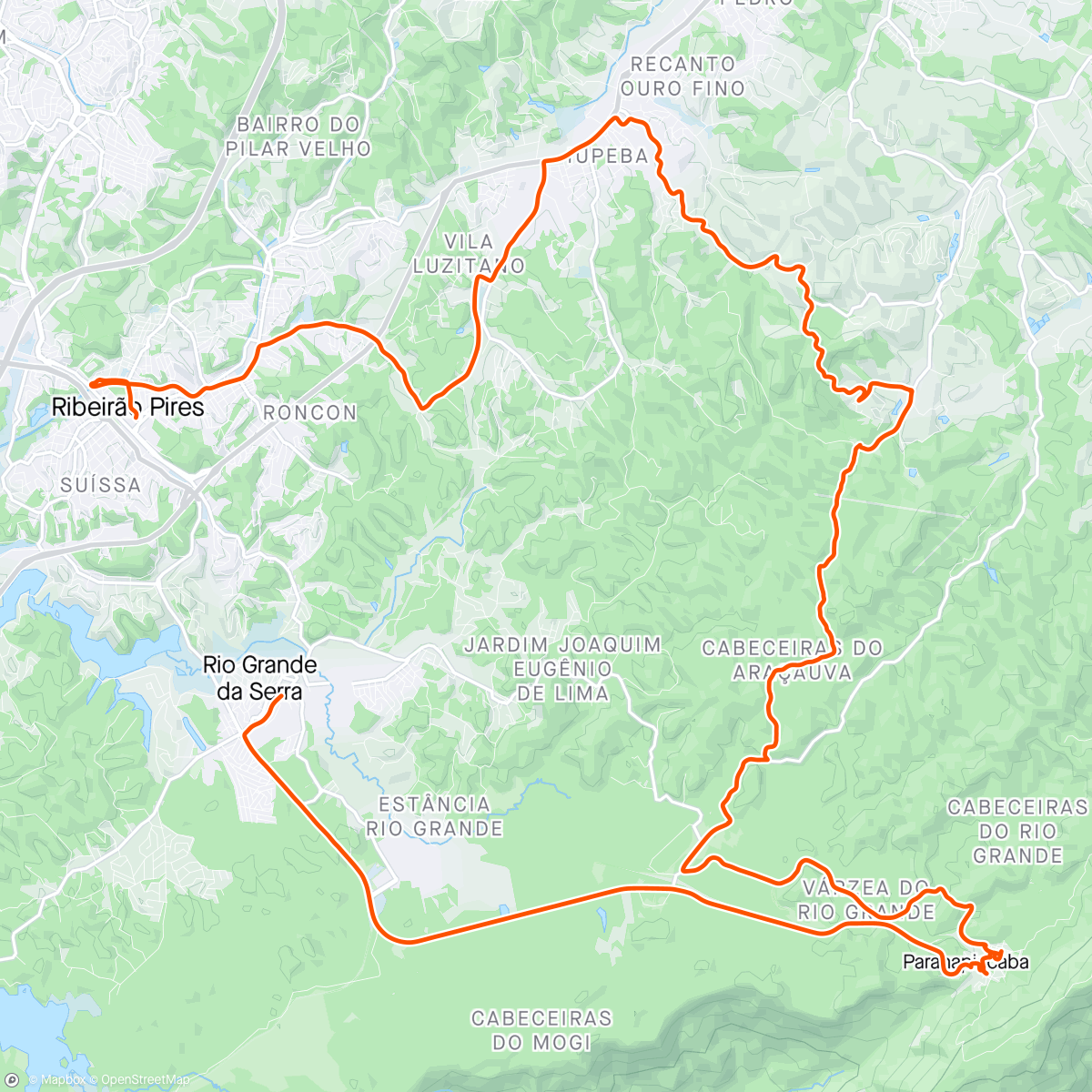 Map of the activity, Montanhas Tailandesa ( Suicidas ) / Magic City/ Paranapiacaba.  VLW GALERA.  MUITA RESENHA COMO SEMPRE.  KKKKKKKK