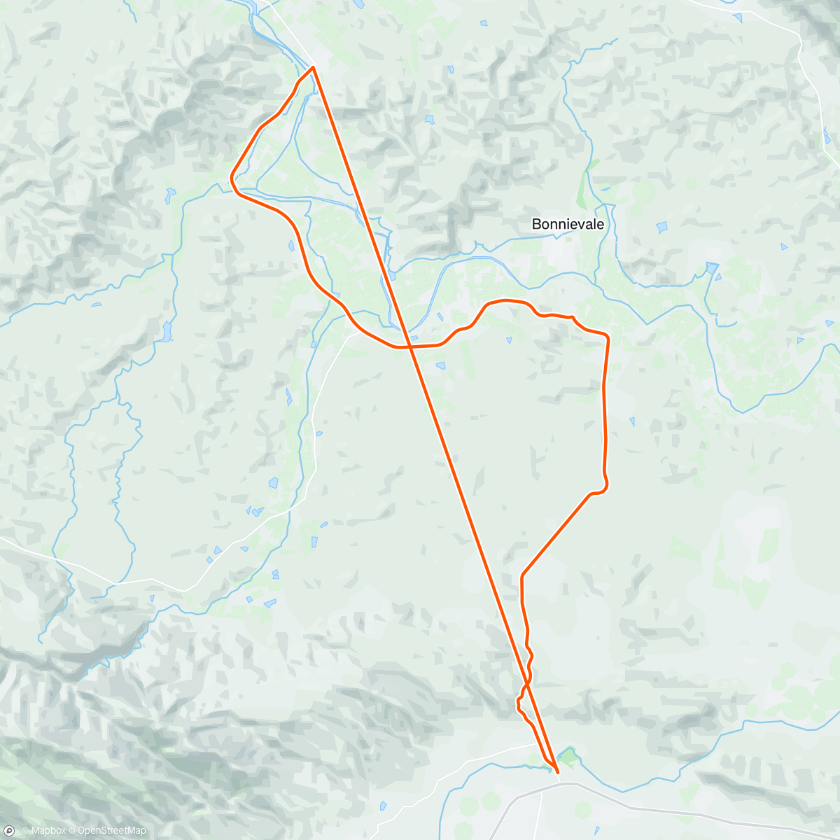 Map of the activity, ROUVY - Pacing_gradually.erg