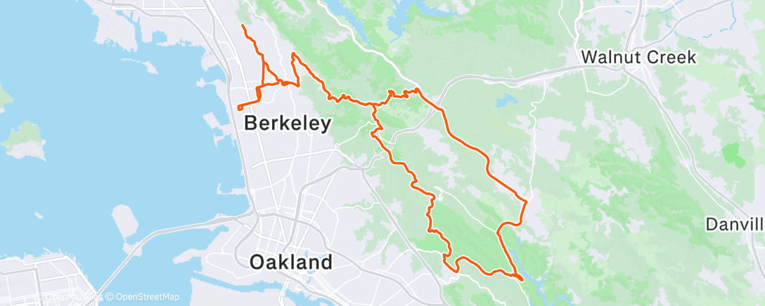 Карта физической активности (Morning Ride)