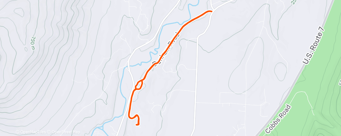 Map of the activity, Weekly 5:30 AM with Kate