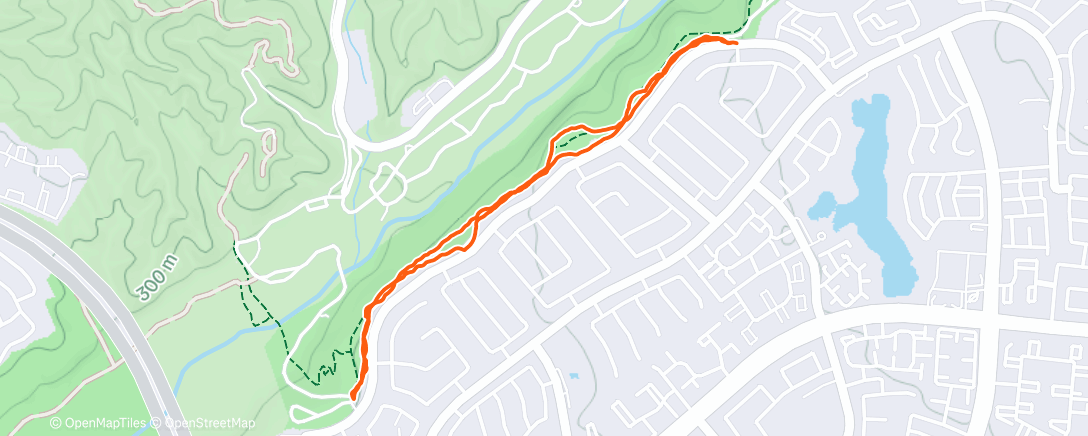 Map of the activity, Short One at O'Neil with Oso Bear!🐶🤎