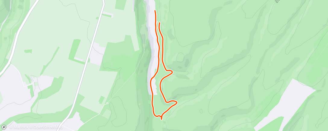 Map of the activity, Dalby Forest ParkRun