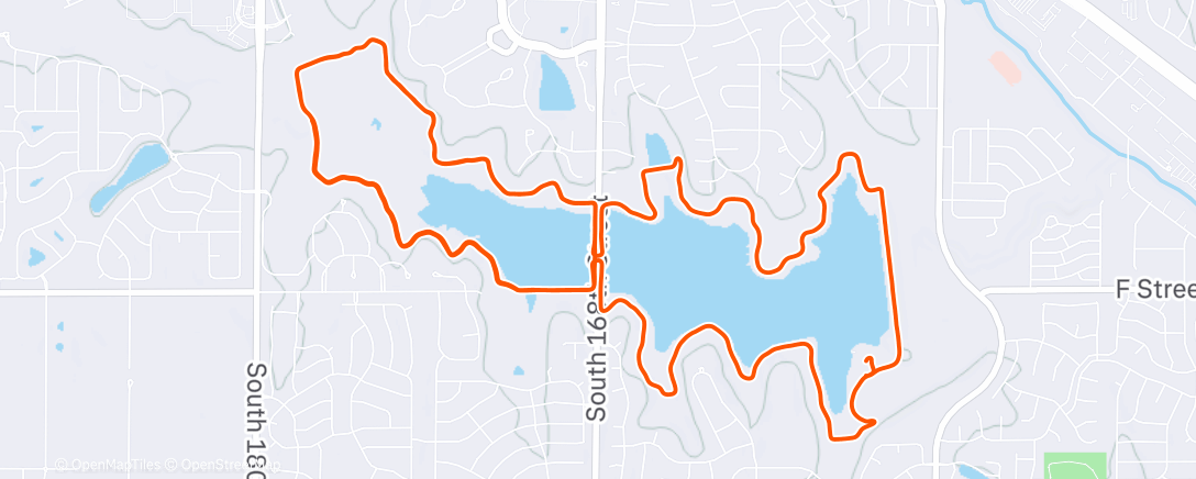 Map of the activity, Hit 5,000 miles for the year!! 🥳