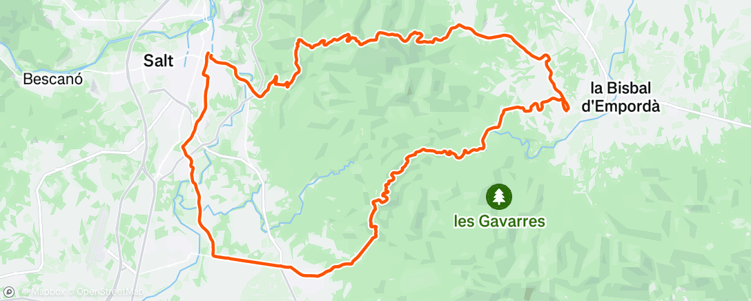 Map of the activity, Climbing with gym DOMS ✌🏼