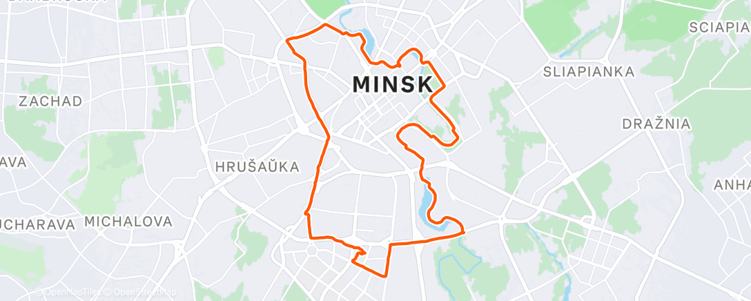 Map of the activity, #RWC04