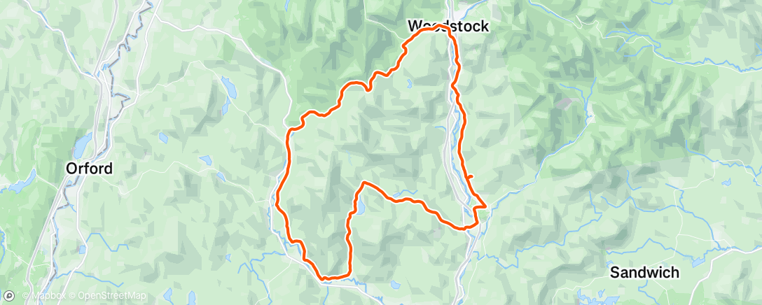 Map of the activity, Morning Ride