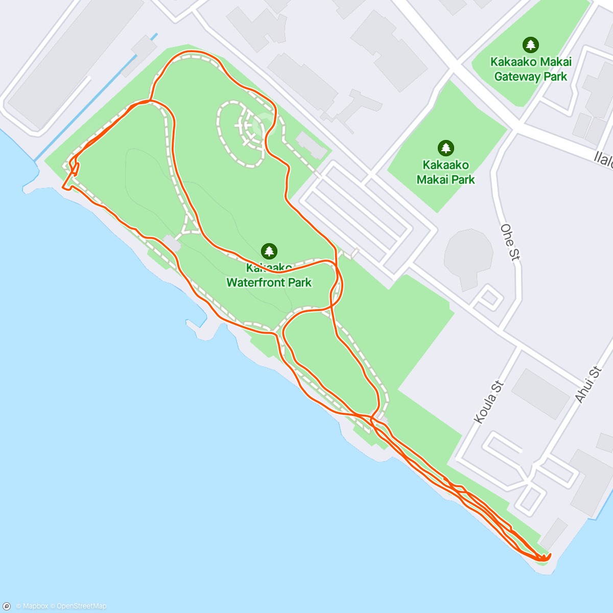 Map of the activity, The Shy run club 🫡